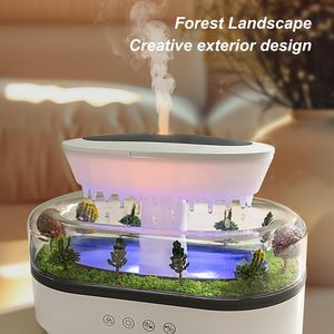 Rain Drop Aroma <b>Diffuser</b> Ultrasonic Essential <b>Oil</b> <b>Diffuser</b> with 7 Color LED Light Desktop Humidifier - Product Image 2