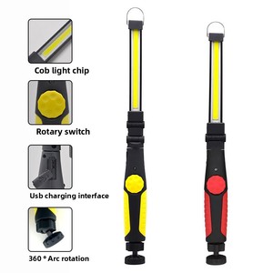 Lampes <span class=keywords><strong>de</strong></span> <span class=keywords><strong>travail</strong></span> portables étanches IPX4 COB à lumière blanche froide, base magnétique, <span class=keywords><strong>lampe</strong></span> torche <span class=keywords><strong>LED</strong></span> <span class=keywords><strong>rechargeable</strong></span> à intensité variable pour hôtel, réparation automobile - Product Image 6