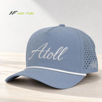 Nouvelle Casquette de Baseball Personnalisée à 6 Panneaux en Nylon avec Logo Brodé et Trous Découpés au Laser, Respirante et à Séchage Rapide pour l'Extérieur