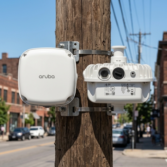 Outdoor HPE Aruba Networking R4W43A AP-565 (RW) WiFi 6 Wireless Access Point R4W43A AP-565 (RW)