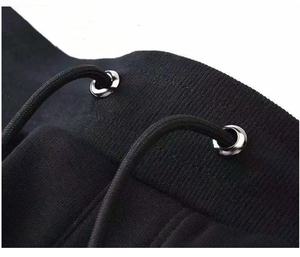 Short d'entraînement doux en coton de luxe à taille élastique avec poche à cordon de serrage Short de course décontracté surdimensionné - Product Image 4