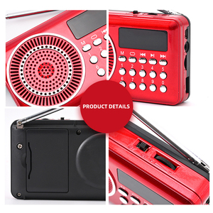 <span class=keywords><strong>Radio</strong></span> FM BT Multibanda Inalámbrica Portátil Recargable con Pantalla LED Integrada y Linterna, Compatible con USB/TF - Product Image 5