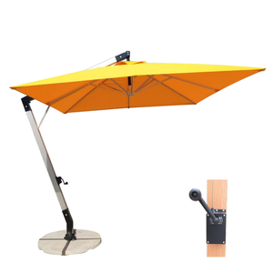 Parasol de patio robuste de style romain avec mât solide, résistant aux intempéries, idéal pour les piscines - Product Image 1