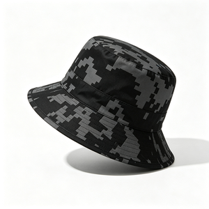 Chapeau Bob en Toile Camouflage Numérique pour Hommes, Léger, en Polyester, Protection UV, Protection Solaire Extérieure, Randonnée Quotidienne, Voyage, Vente en Gros - Product Image 2