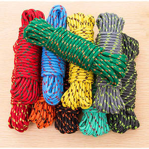 Corde à linge multifonctionnelle en nylon épaissi, antidérapante et coupe-vent, 10 mètres, pour séchage extérieur de la literie et des vêtements. - Product Image 4