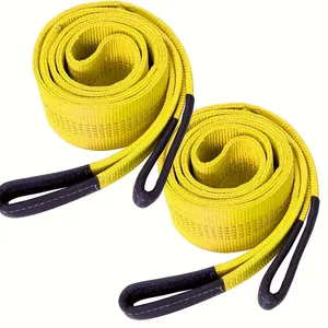 滑り止めポリエステルフラットウェビングスリングベルト丈夫で完全な機能 - Product Image 1