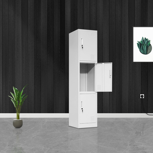 Nuevo producto, armario de acero de alta calidad, ropa para niños, diseño de dormitorio, armario de acero, casillero de Metal, casillero de 3 puertas - Product Image 5