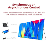 Schermo LED Verticale P2.5 per Hotel e Aeroporti, Pannello Video a Colori Completi con SDK per Centri Commerciali e Controllo WiFi