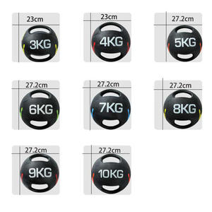 Ballon lesté à double poignée pour entraînement personnel, équilibre, force, <span class=keywords><strong>énergie</strong></span> et équipement <span class=keywords><strong>de</strong></span> fitness - Product Image 4