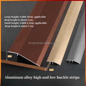 TK tùy chỉnh hiện đại nhôm cao-thấp khóa ngưỡng Dải phổ Dải chuyển tiếp cho sàn gỗ gạch men khách sạn - Product Image 3