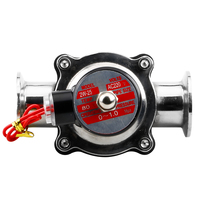 CNJS DN15 DN25 DN32 DN40 DN50 Tri Clamp En Acier Inoxydable Sanitaire Aimant Vannes Eau Liquide Électrovanne avec Accessoires
