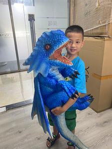 2024 nuevo Material técnico <span class=keywords><strong>Jurassic</strong></span> <span class=keywords><strong>World</strong></span> dinosaurio marioneta disfraces dinosaurio disfraz trajes fiesta inflable dinosaurio bebé marioneta - Product Image 5
