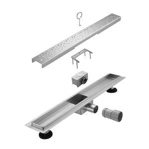 Drenaje <span class=keywords><strong>Horizontal</strong></span> para Piso, Acero Inoxidable 304, Drenaje Lineal para Ducha de Baño - Product Image 3