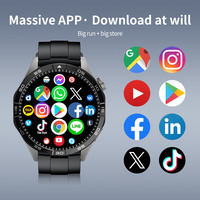 Montre Intelligente Q83 AMOLED pour Android et iOS, Écran GPS, Stockage 64 Go, Caméra HD, Carte SIM 4G 5G, Wi-Fi, Moniteur de Santé (Global Europe Amérique)