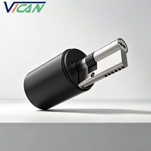 Cylindre de serrure électrique intelligent OEM ODM Max02, noyau de serrure motorisé standard européen pour serrure intelligente de porte en bois et en aluminium - Product Image 1