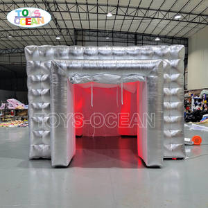 Tente cubique gonflable d'extérieur personnalisée avec lumière LED Photomaton Boîte de nuit - Product Image 3