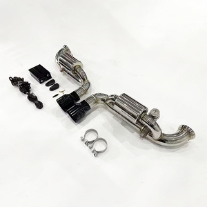 Nouveau stock, vente chaude, échappement Catback Valvetronic JTLD en acier inoxydable 304 de 1,5 mm poli miroir pour Porsche 911 <span class=keywords><strong>GT3</strong></span> - Product Image 2