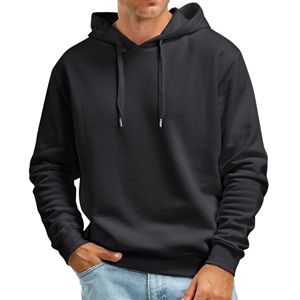 Pull à capuche en coton unisexe personnalisé Style urbain Sweat-shirt décontracté pour la vie quotidienne Toutes les saisons - Product Image 1