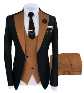 Nouveau <span class=keywords><strong>costume</strong></span> homme, vêtements populaires, <span class=keywords><strong>costume</strong></span> de luxe pour soirée, <span class=keywords><strong>costume</strong></span> de scène pour homme, <span class=keywords><strong>costume</strong></span> de marié, coupe classique, smoking 3 pièces, veste + pantalon + gilet - Product Image 2