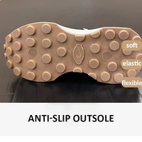Chaussures blanches de sport respirantes à plateforme pour femmes Chaussures décontractées à augmentation de la hauteur Baskets épaisses Chaussures Gump pour femmes