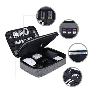 Vente en gros de sac à outils fourre-tout portable et étanche en polyester 1680D pour pilote de banque d'alimentation par câble de date - Product Image 5