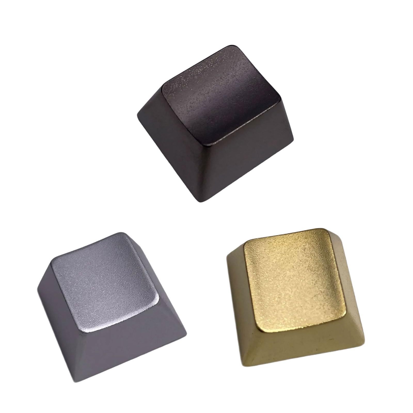 <strong>Replacement</strong> <strong>Key</strong> <strong>Cap</strong> Alloy Structure Matte Finish <strong>Key</strong> Button Keyboard Metal <strong>Key</strong> <strong>Cap</strong> for Computer Games