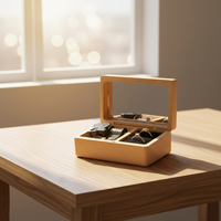 Yiyu Meilleures ventes Boîte à musique personnalisée en panneau de densité pour proposition de mariage, à huit tons, Sky City, Cadeau de Saint-Valentin pour petite amie 30 ans