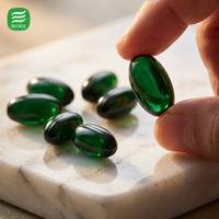Complément de spiruline Biolex haute pureté pour la détoxification et le soutien de la vitalité, sans OGM, végétalien, 300 gélules molles, OEM ODM Marque privée en vrac