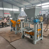 Machine à fabriquer des briques QTJ4-35B pour la Tunisie, machine à mouler des blocs, machine à fabriquer des blocs creux en béton pour le Nigéria