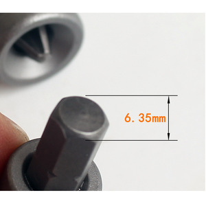 Anrui Positioning Bit Ph2 25mm Silver Finish For Gypsum Board Screwdriver - Product Image 3