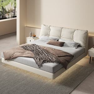 Lit de chambre moderne de style japonais, design royal, en cuir rembourré, confortable, gain de place, tailles <span class=keywords><strong>King</strong></span> et Queen, luxe - Product Image 1