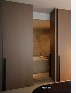 Bisagra oculta sin marco impresionante personalizada, estantería perfecta para habitación de películas, listón de pino de roble sin costuras, puerta de madera de Arte de espejo DIY secreto - Product Image 6