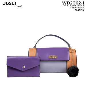 QAZA 2024 nouveau <span class=keywords><strong>sac</strong></span> fourre-tout décontracté mode PU matériel motif d'épissage <span class=keywords><strong>sac</strong></span> pour femmes - Product Image 2