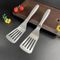 Spatule à gâteau en acier inoxydable épaissi pour poisson, Jianbing, Shaobing, pizza, yaourt fouetté, grillades Teppanyaki – Idéale pour la vente ambulante