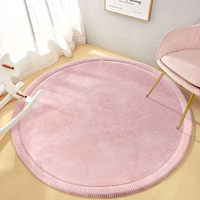 Tapis rond en tatami épais et doux pour enfants, avec rembourrage confortable, en mousse à mémoire de forme, idéal pour le jeu de bébé, tapis de jeu pour chambre d'enfant, livraison directe