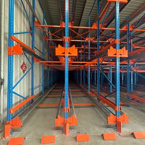 CE chứng nhận công nghiệp bán tự động Heavy Duty thép đài phát thanh đưa đón Hệ thống kệ cho kho lưu trữ với chất lượng cao - Product Image 4