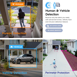 Ngoài trời không thấm nước <span class=keywords><strong>IP</strong></span> 66 <span class=keywords><strong>Camera</strong></span> An Ninh 8MP 4k PoE đầy màu sắc tầm nhìn ban đêm hai chiều âm thanh tháp pháo CCTV CMOS chu vi phát hiện - Product Image 4