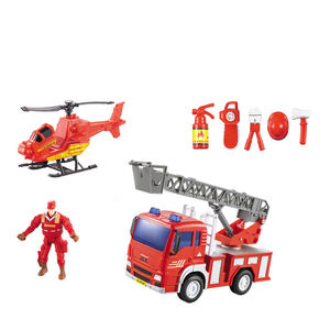 Equipo de rescate de <span class=keywords><strong>bomberos</strong></span>, <span class=keywords><strong>juguete</strong></span> con motor de fuego, torre de reloj con luz y sonido, superventas de <span class=keywords><strong>Amazon</strong></span> - Product Image 2