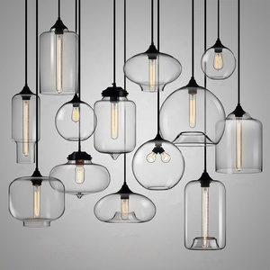 Đèn Chùm <span class=keywords><strong>E27</strong></span> Sang Trọng Hiện Đại Trang Trí Thiết Kế Đèn Treo Bằng Thủy Tinh Tròn Hình Quả Cầu Bong Bóng Led Cho Nhà Bếp - Product Image 2