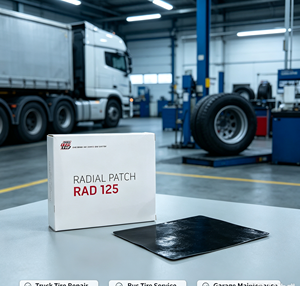 SL High Tensile REMA TIP TOP RAD‑125 Patch radial de vulcanisation à froid pour réparation de pneus de camion, poids lourd et bus - Product Image 4