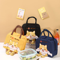 Sac Isotherme JM Cartoon Mignon pour Repas, Grande Capacité, Étanche, Isolation Thermique, Facile à Nettoyer, Sac à Main pour Employé de Bureau