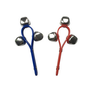 Orff 타악기 말굽 벨 3 종 금속 핸드 벨 딸랑이 유치원 어린이 음악 장난감 OEM 브랜드 도매 바순 유형 - Product Image 5