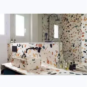 수조와 허영 정상을 위한 다채로운 non-slip terrazzo 석판