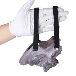 Máscara de silicona de media cara SHAZ-3105 Joker Clown con orificio bucal y correa ajustable para sexo oral, accesorios para juegos de rol para adultos, disfraz, artículos de fetiche. - Product Image 4
