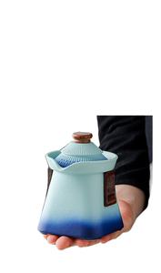 Service à thé portable en céramique NEWELL, collection du Musée du Palais, cadeau d'affaires, vaisselle de voyage, création culturelle - Product Image 5