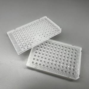 Plaque PCR semi-cadrée à 96 puits de 100 µL avec rebord surélevé, en PP de qualité médicale, stérile, pour ABI Veriti et <span class=keywords><strong>ProFlex</strong></span> - Product Image 3