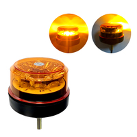 Nouvelle lampe de balise LED ambre haute intensité 12W 24V IP67 étanche robuste SG-NR18 Lampe de balise clignotante