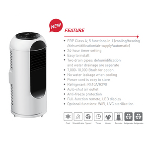 <span class=keywords><strong>Aire</strong></span> <span class=keywords><strong>Acondicionado</strong></span> Portátil Vertical <span class=keywords><strong>de</strong></span> <span class=keywords><strong>9000</strong></span> <span class=keywords><strong>BTU</strong></span>, Silencioso, <span class=keywords><strong>de</strong></span> Circulación <span class=keywords><strong>de</strong></span> <span class=keywords><strong>Aire</strong></span>, para Interiores, <span class=keywords><strong>de</strong></span> Alta Venta - Product Image 4
