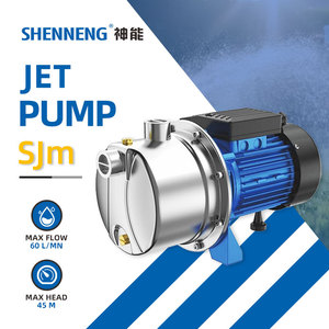 Pompe à eau auto-amorçante Shenneng <span class=keywords><strong>pour</strong></span> usage domestique, <span class=keywords><strong>surpresseur</strong></span> de pression, 1 CV, pompe à jet - Product Image 1