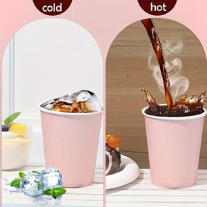 Custom Logo Food Grade <strong>Pink</strong> Greaseproof <strong>Paper</strong> <strong>Cup</strong> Single Wall Design For Wine &amp; Tequila For Party Wedding Birthday Celebrations - Product Image 5